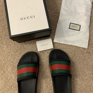 Gucci slippers new for sale for $199